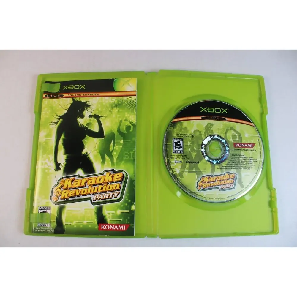 Karaoke Revolution Party (Microsoft Xbox) Authentic, Complete, tested/works